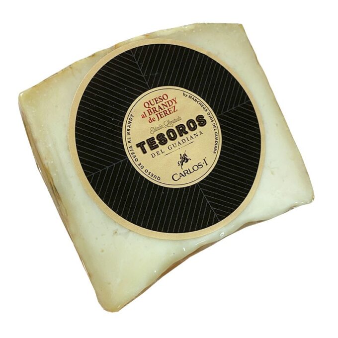 Queso de Oveja al Brandy CARLOS I. 250 gr. Tesoros del Guadiana