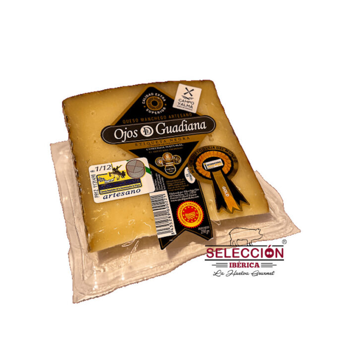 Cuña de Queso Manchego D.O. Ojos del Guadiana Etiqueta Negra