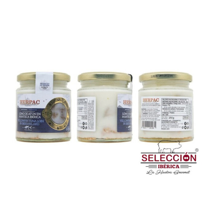 Tarro de Lomo de Atún en Manteca Ibérica 250 gr