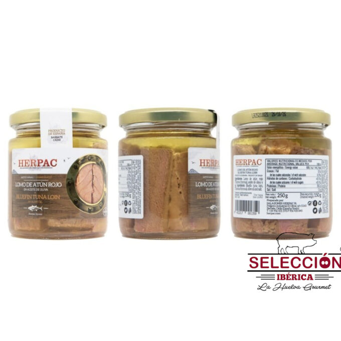 Tarro de Lomo de Atún Rojo en Aceite de Oliva 250 gr