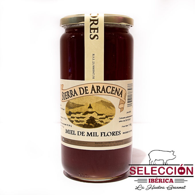 Miel Pura Mil Flores de Abejas Sierra de Aracena 1Kg