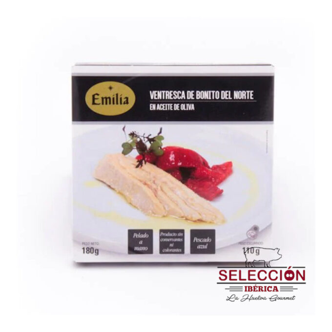 Ventresca de Bonito del Norte en Aceite de Oliva Lata 180 gr